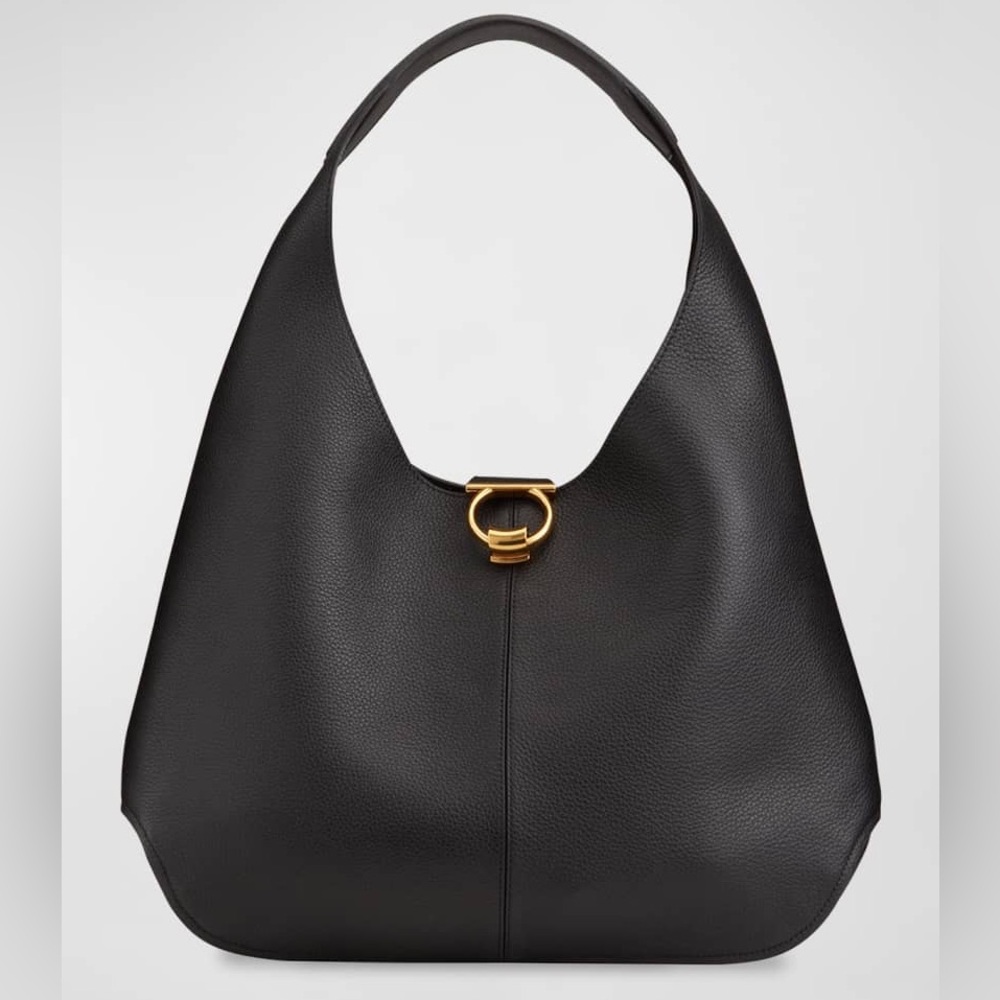 Salvatore Ferragamo Calfskin Margot Hobo Bag